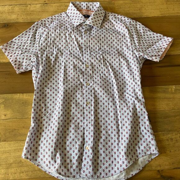Stone Rose Men's Short Sleeve Button Up - Small - Picture 1 of 7